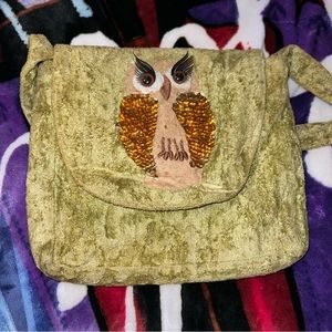 Retro Owl Purse